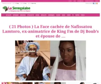 Lasenegalaise.com(La Sénégalaise) Screenshot