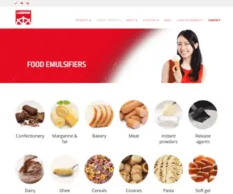 Lasenor.com(Food emulsifiers) Screenshot