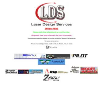 Laser-Design-Services.com(Jet Turbine R/C Trainers and ARF Aircraft) Screenshot