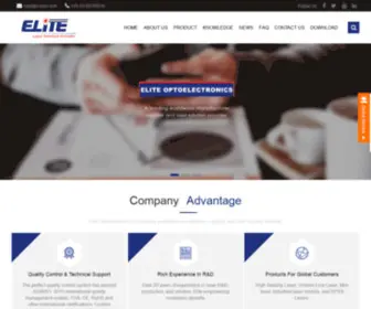 Laser-Elite.com(Elite Optoelectronics Co) Screenshot