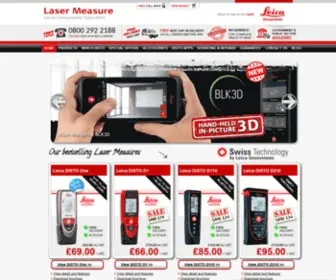 Laser-Measure.co.uk(Leica DISTO Laser Measures) Screenshot