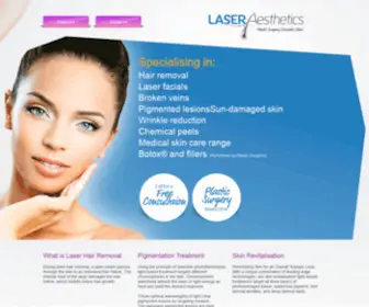 Laseraesthetics.co.za(Laser Aesthetics Plastic Surgery Cosmetic Clinic) Screenshot