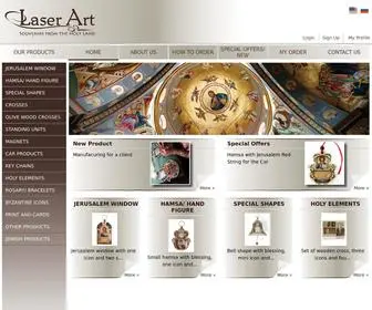 Laserartisrael.com(Laser Art) Screenshot