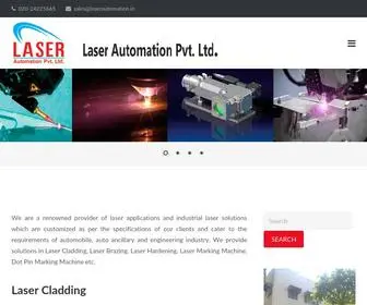 Laserautomation.in(Laser Automation Pvt) Screenshot