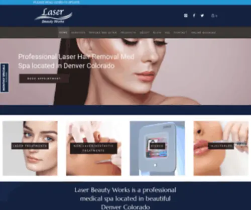 Laserbeautyworks.com(Laser Beauty Works) Screenshot