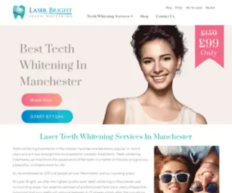 Laserbrightteeth.co.uk(Safest Laser Teeth Whitening in Manchester for £99) Screenshot