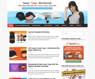 Lasercapreviews.com(Laser Cap Reviews And Comparisons) Screenshot