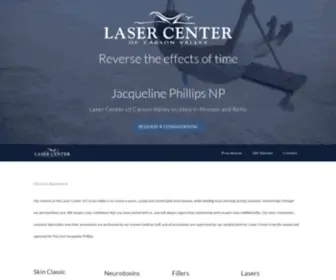 Lasercarsonvalley.com(Laser Center of Carson Valley) Screenshot