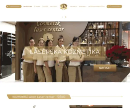 Lasercentar-Sisko.com(KOZMETIČKI SALON) Screenshot