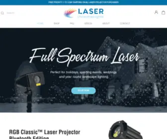 Laserchristmaslights.com(Laser Christmas Lights and Outdoor Laser Lights) Screenshot