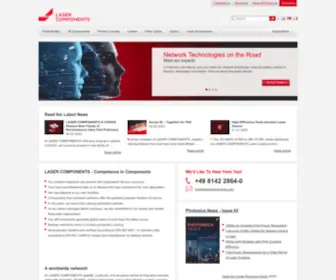 Lasercomponents.com(LASER COMPONENTS Group) Screenshot