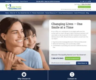 Laserdentalassociates.com(Dentist sterling heights) Screenshot