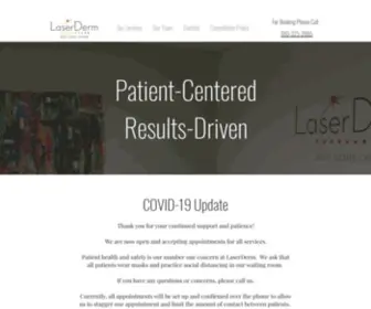 Laserdermskincare.com(Premier MedSpa in Broomall) Screenshot