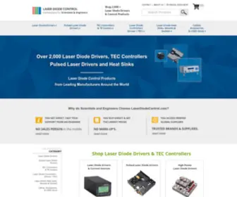 Laserdiodecontrol.com(SHOP Laser Diode Drivers) Screenshot
