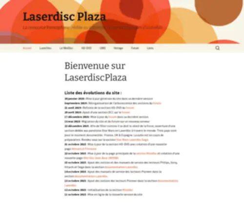 LaserdiscPlaza.fr(Laserdisc Plaza) Screenshot