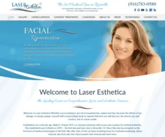 Laseresthetica.com(Medical Spa Roseville) Screenshot