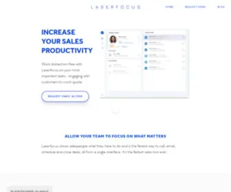 Laserfocus.io(The fastest CRM experience ever) Screenshot