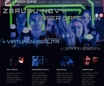Lasergamezlin.cz(LASER GAME ZLÍN) Screenshot