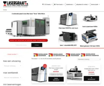 Lasergraaf.nl(Kwaliteit, kennis en service zonder concessies) Screenshot