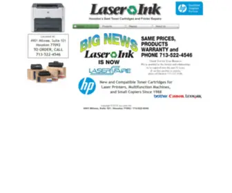 Laserinktx.com(Laser Ink) Screenshot