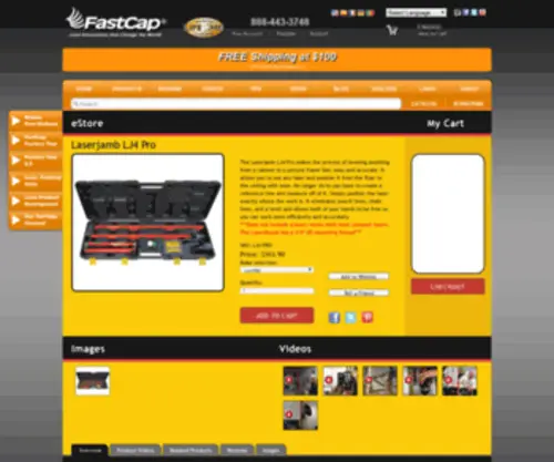 Laserjamb.com(Laserjamb LJ4 Pro) Screenshot