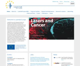 Laserlab-Europe.eu(Laserlab Europe) Screenshot