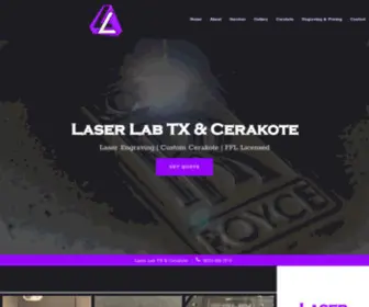 Laserlabtx.com(Laser Lab TX & Cerakote) Screenshot