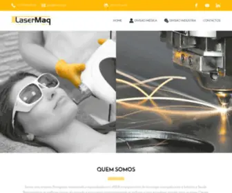 Lasermaq.pt(Máquina de equipamento laser industrial e médico) Screenshot