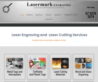 Lasermark.com.au(Laser engraving and laser cutting service Brisbane Australia) Screenshot