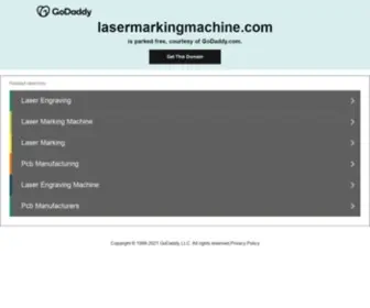 Lasermarkingmachine.com(Laser marking machine) Screenshot