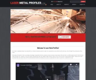 Lasermetalprofiles.com(Laser Metal Profiles) Screenshot