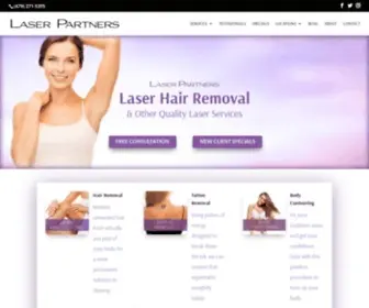 Laserpartners.com(Laser Hair Removal) Screenshot