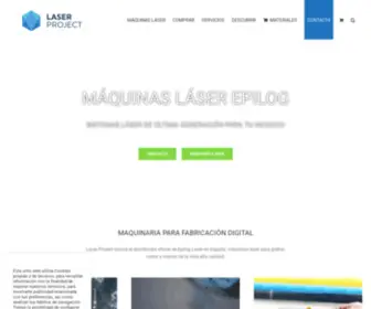 Laserproject.es(Máquinas de grabado y corte laser de Epilog) Screenshot