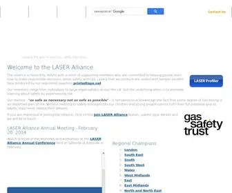 Lasersafety.org.uk(LASER Alliance) Screenshot