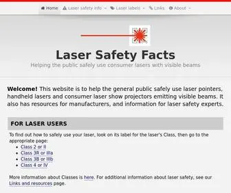 Lasersafetyfacts.com(Laser Safety Facts) Screenshot