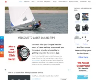 Lasersailingtips.com(Laser Sailing Tips) Screenshot
