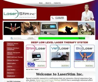 Laserstim.net(Painless laser wound therapy accelerates healing) Screenshot