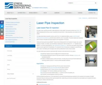 Laserstreamlp.com(Laser Pipe ID Inspection Services) Screenshot