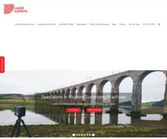 Lasersurveys.co.uk(Homepage) Screenshot