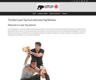 Lasertagadvisor.com(The Best Laser Tag Guns and Reviews from Laser Tag Advisor) Screenshot