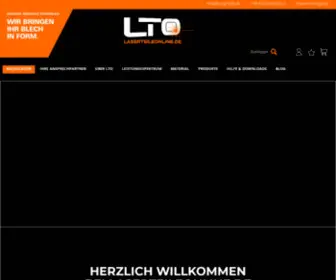 Laserteileonline.net(Individuelle Laserteile online) Screenshot