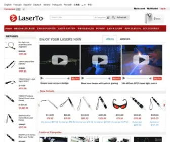 Laserto.com(Laser Pointers) Screenshot