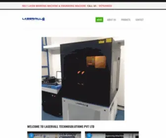 Laservall.co.in(Aerospace laser marking machine) Screenshot