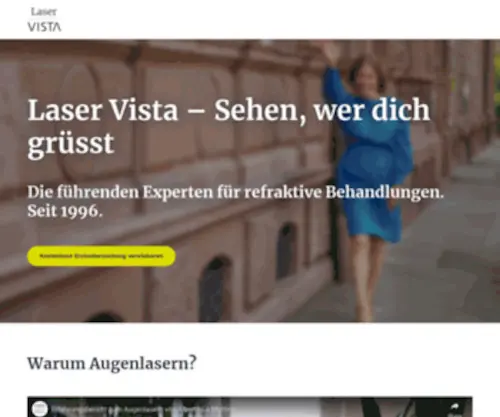 Laservista.ch(Augenpraxen & Kliniken) Screenshot