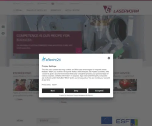 Laservorm.com(laservorm) Screenshot