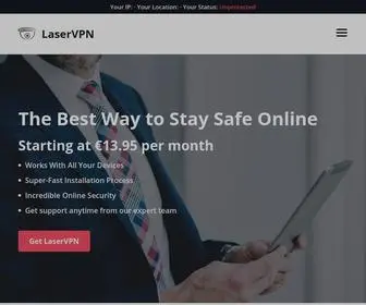 LaserVPN.net(Protect Your Privacy Online) Screenshot