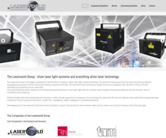 LaserWorld-Group.com(The Laserworld Group) Screenshot