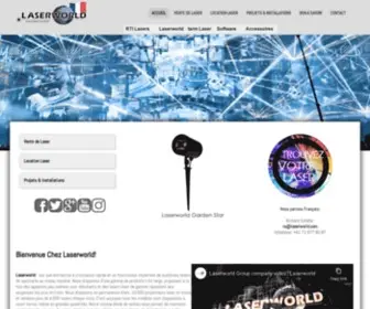LaserWorld.fr(Laser Systems and Laser Show by Laserworld) Screenshot