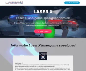 Laserx.nl(Laser X speelgoed pistolen kopen) Screenshot