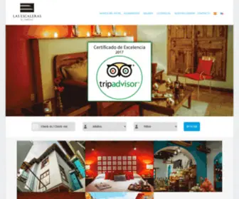 Lasescalerashotel.com(Las Escaleras Hotel) Screenshot